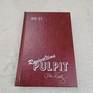 Revivaltime Pulpit‎ No 21 Hardcover Book 1977 Assemblies of God Sermons CM Banks